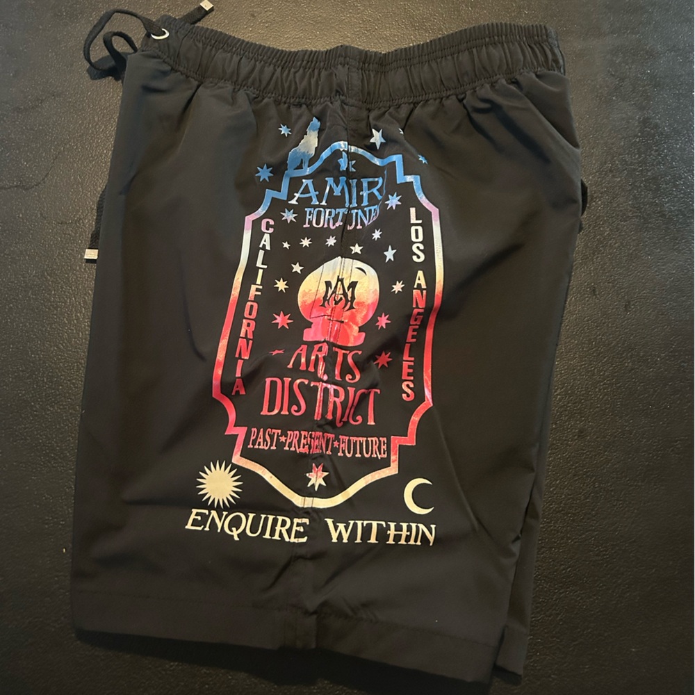 Amiri swim trunks size small